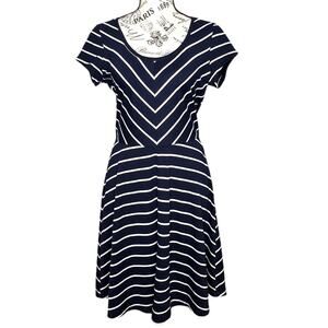 Market & Spruce MEDIUM Spencer Striped Jersey Dress - Stitch Fix Short Sleeve
